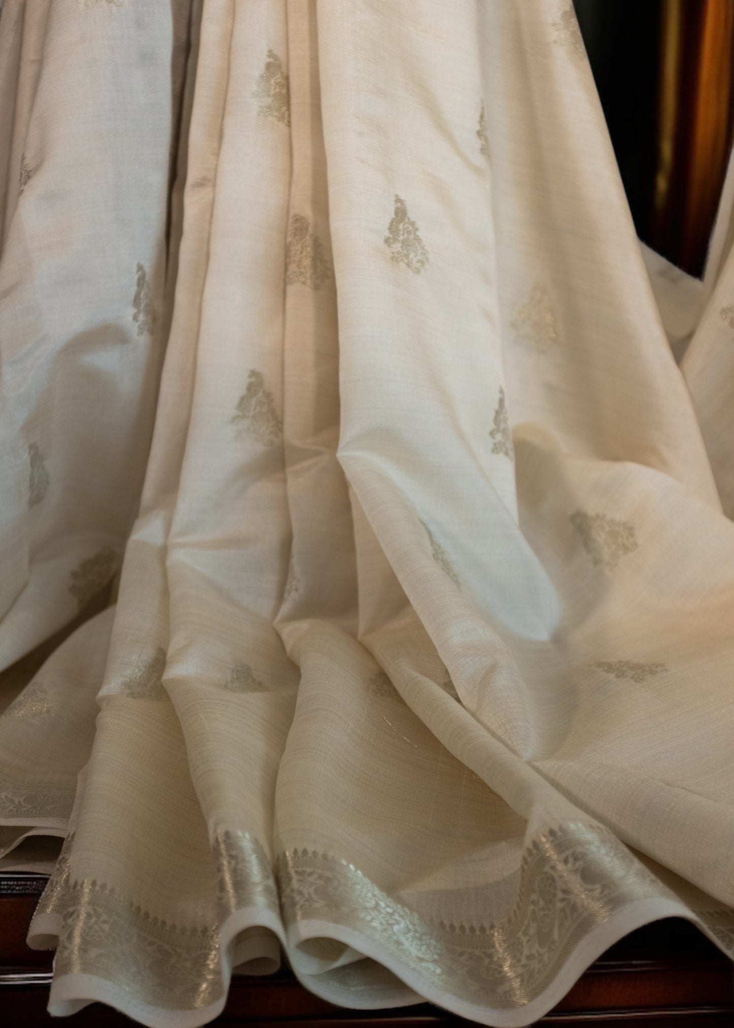Off-White Butter Silk