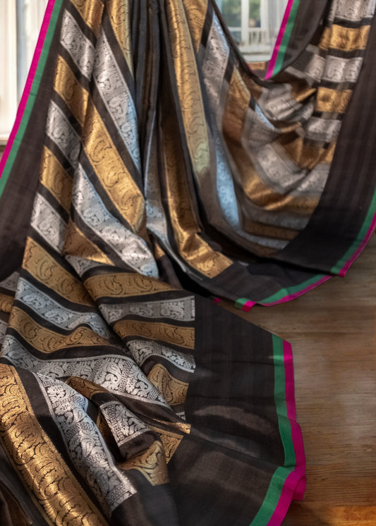 Celebrity Inspired Semi Katan Silk