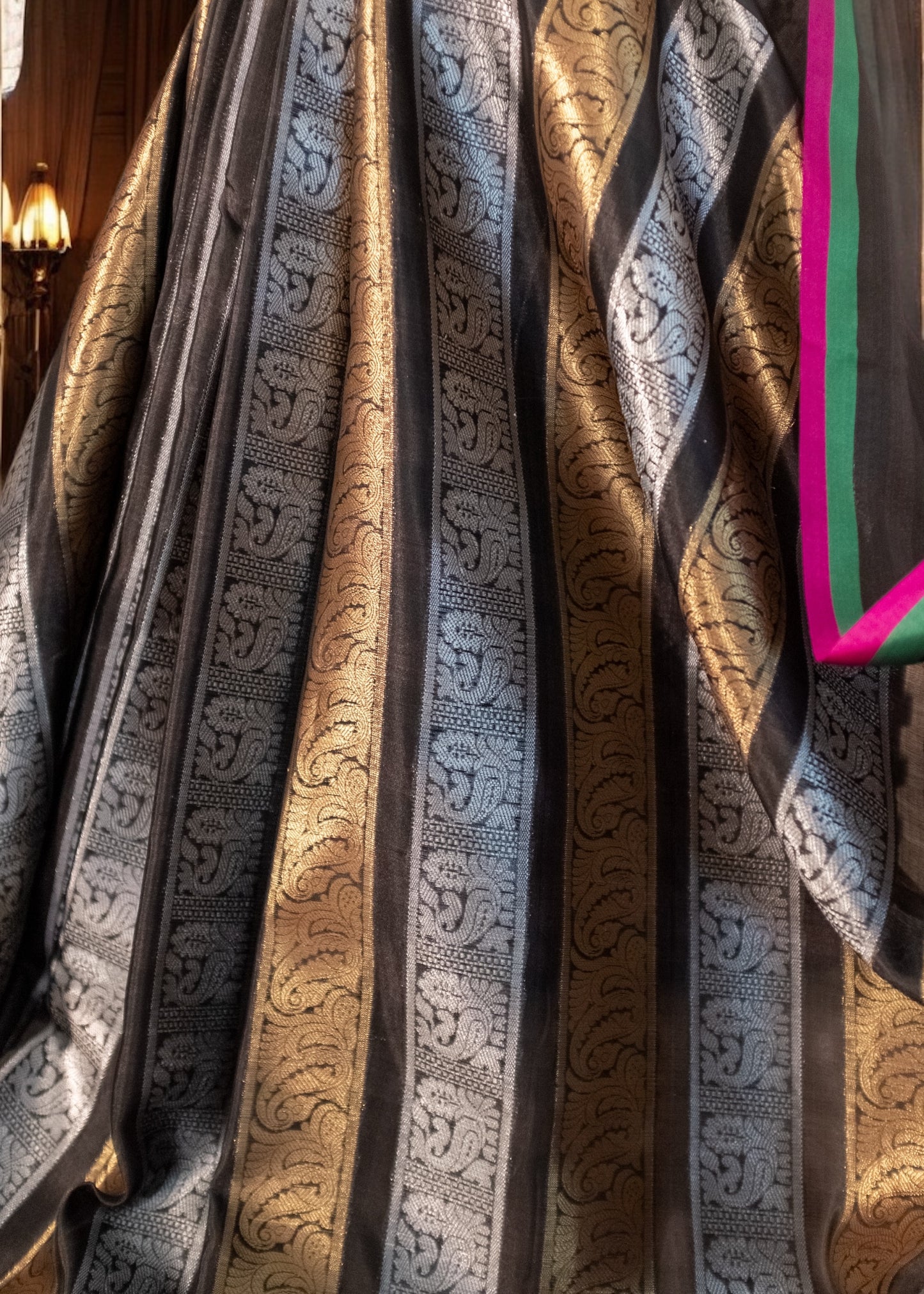 Celebrity Inspired Semi Katan Silk