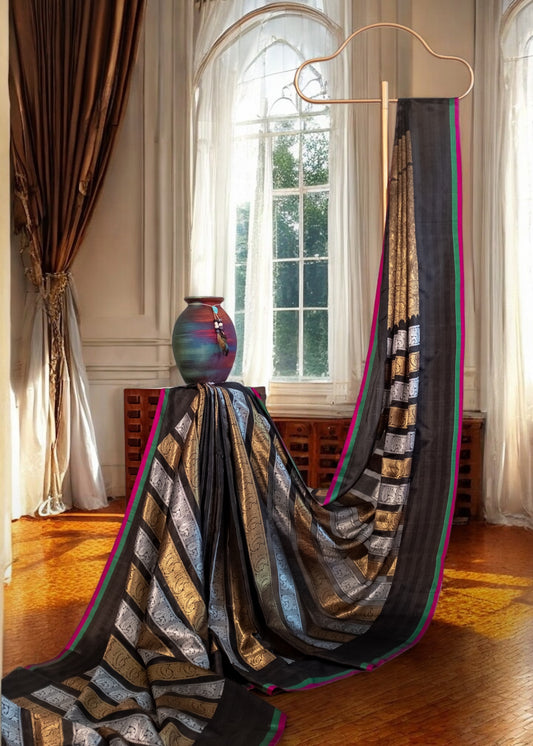 Celebrity Inspired Semi Katan Silk