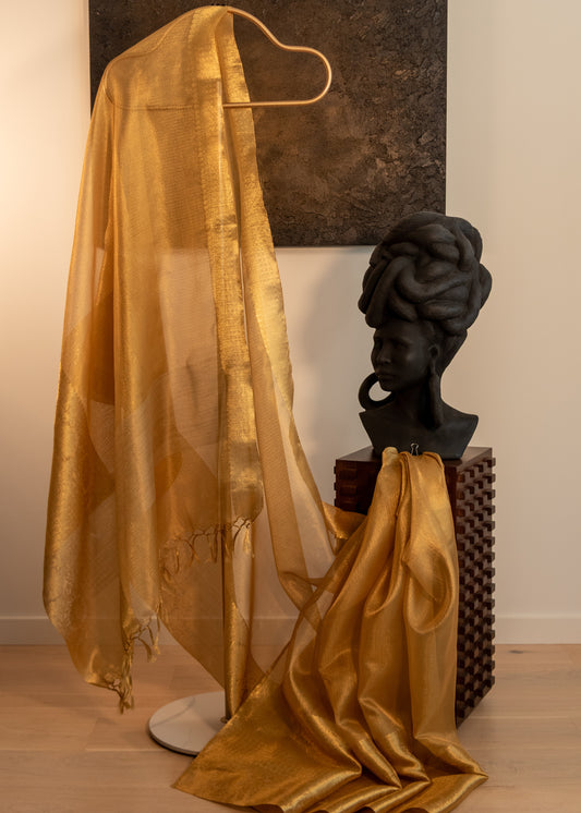 Gold Tissue Silk Saree