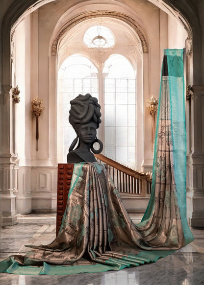 Banarasi Light Weight Semi Soft Silk Saree